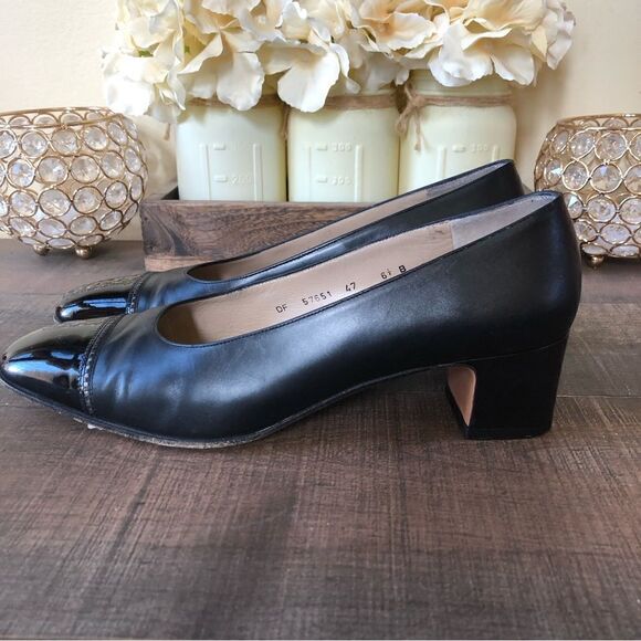 Black  Ferragamo Heels - Picture 2 of 6